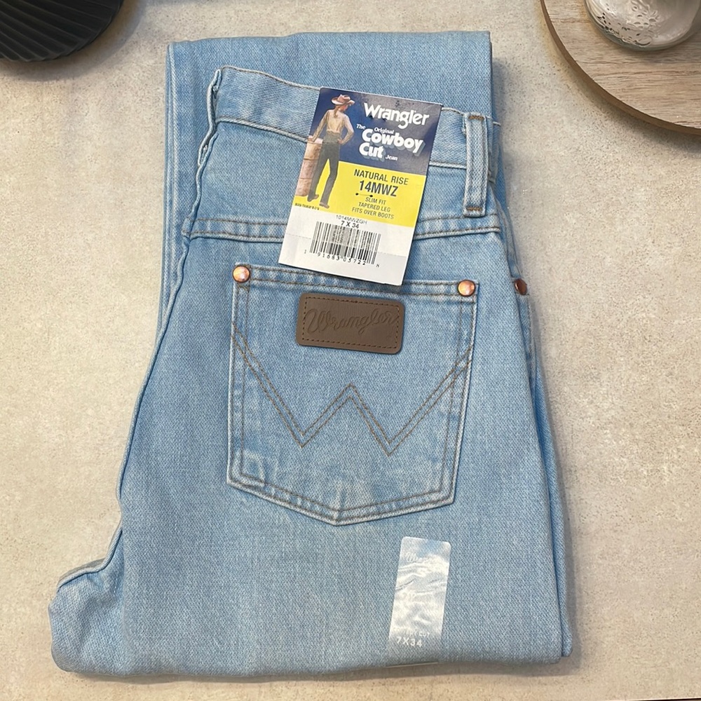 Wrangler Cowboy Cut light wash jeans